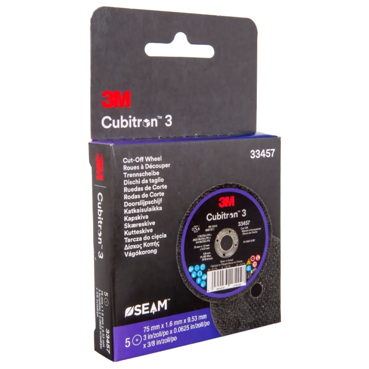 Tarcza do cięcia 75 mm x 1,6 mm x 9,53 mm 3M Cubitron 3 33457