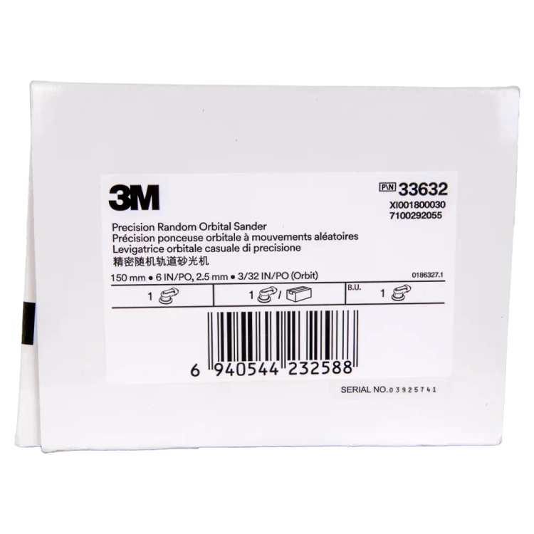 Szlifierka mimośrodowa 3M 150mm skok 2,5 mm pneum.