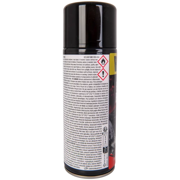 Lakier do silnika czarny satynowy spray 364 ml odporny na temperaturę do 300°C RAPTOR Engine Enamel U-POL REESB/AL