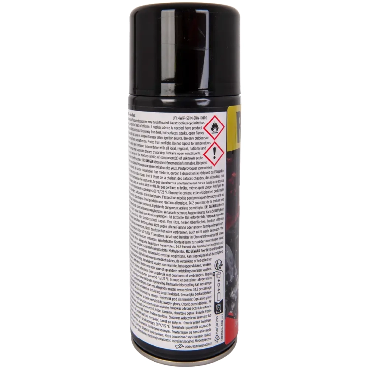 Lakier do silnika czarny połysk spray 364 ml odporny na temperaturę do 300°C RAPTOR Engine Enamel U-POL REEGB/AL