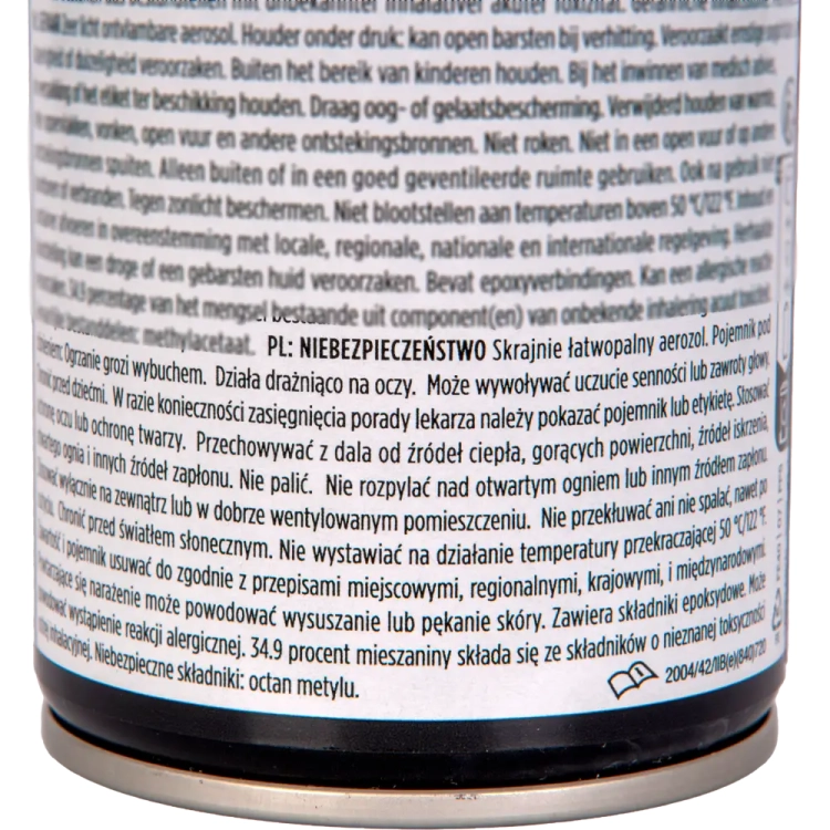 Lakier do układów wydechowych czarny mat spray 338 ml odporny na temperaturę do 1000°C RAPTOR Flame Proof U-POL RFLFB/AL