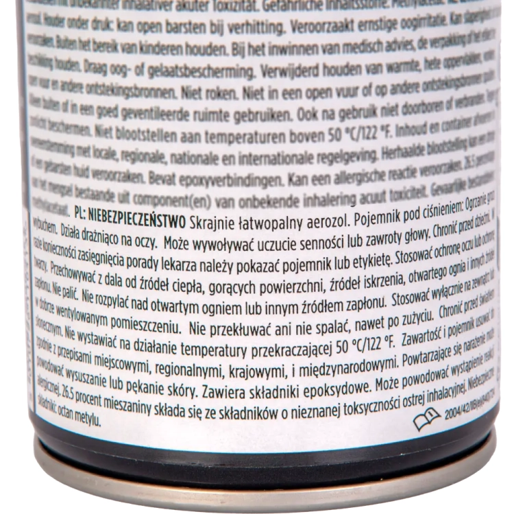 Lakier do orurowania i podwozi czarny satynowy spray 366 ml odporny na temperaturę do 120°C RAPTOR Roll Bar & Chassis U-POL RRBSB/AL