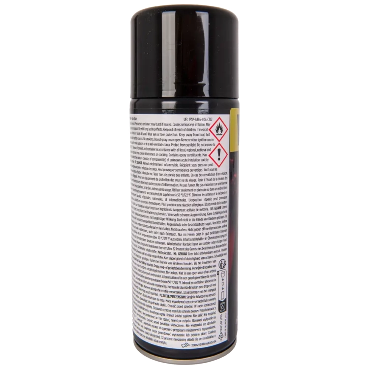 Lakier bezbarwny do układów wydechowych satynowy spray 361 ml odporny na temperaturę do 1000°C RAPTOR Flame Proof U-POL RFLSC/AL