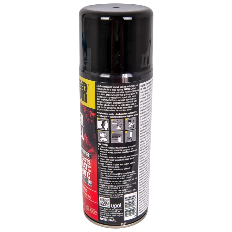 Lakier w sprayu do zacisków 500°C Czerwony RCERR/AL Raptor