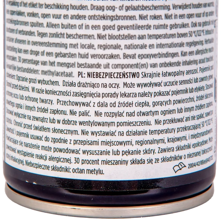 Lakier do zacisków czarny satynowy spray 360 ml odporny na temperaturę do 500°C RAPTOR Caliper Enamel U-POL RCESB/AL