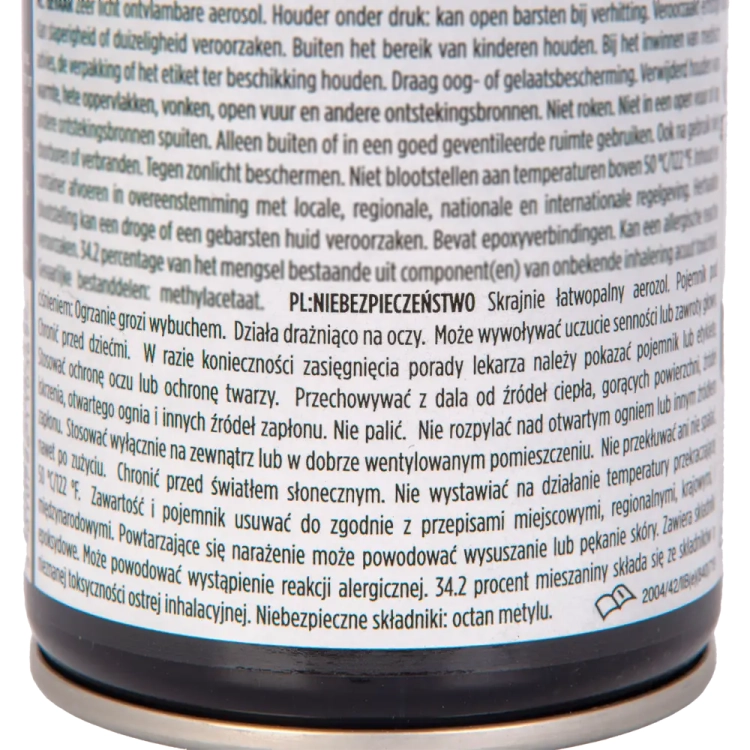 Podkład żaroodporny szary spray 336 ml do układów wydechowych do 1000°C RAPTOR Flame Proof U-POL RFLPG/AL