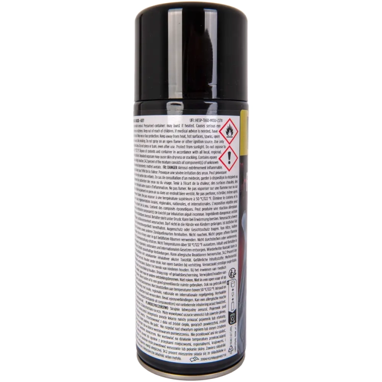 Podkład żaroodporny szary spray 336 ml do układów wydechowych do 1000°C RAPTOR Flame Proof U-POL RFLPG/AL