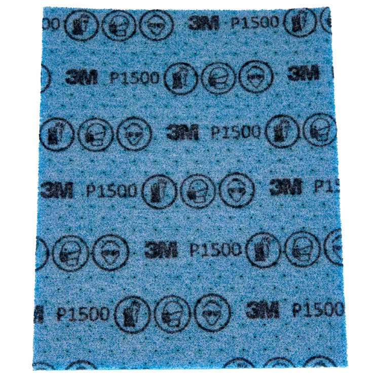 Elastyczny arkusz ścierny na gąbce P1500 139 × 172 mm 3M Hookit 33536
