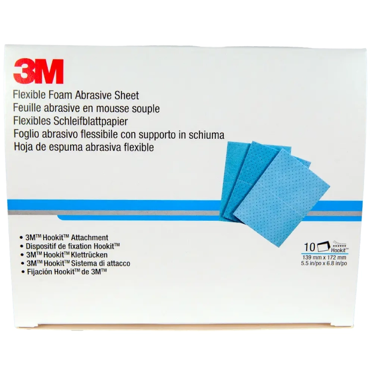 Arkusz ścierny na gąbce 3M Hookit, elastyczny P1500 - 10 szt.