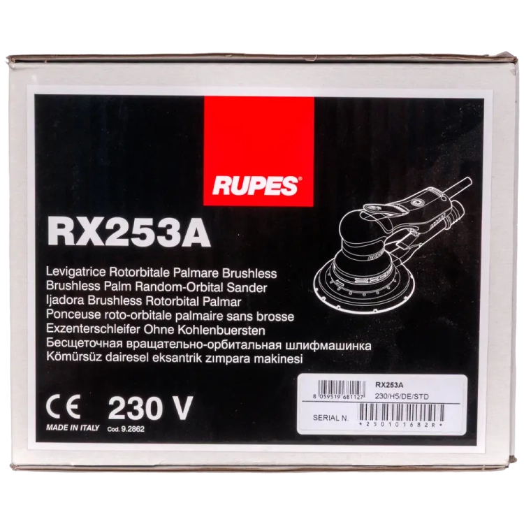 Rupes SCORPIO RX253A 150mm szlifierka elektryczna indukcyjna skok 3mm