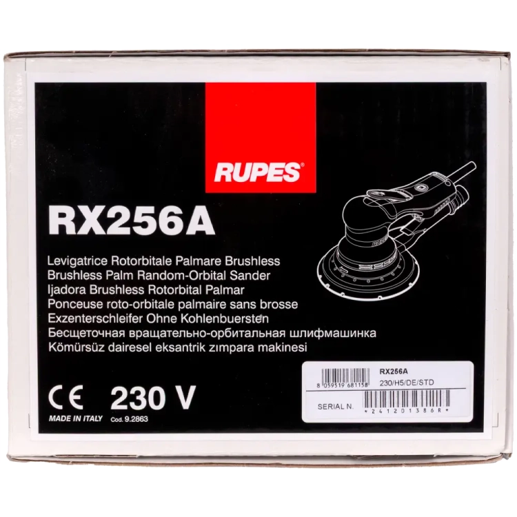 Rupes SCORPIO RX256A 150mm szlifierka elektryczna indukcyjna skok 6mm