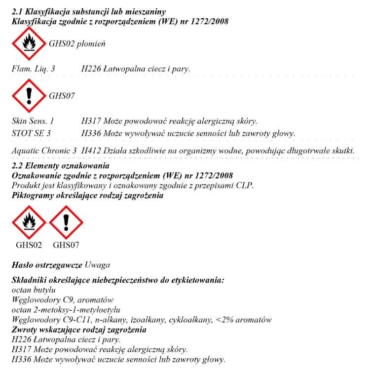 Lakier bezbarwny 1L HS Chamaleon 155