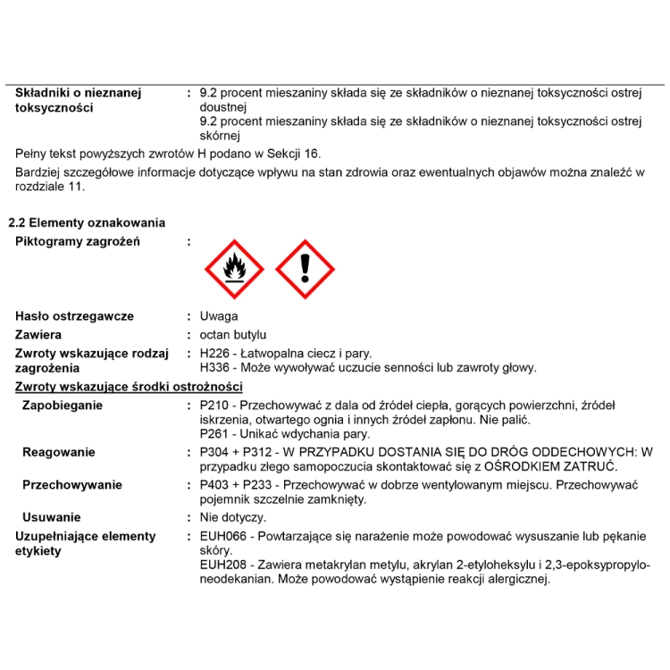 Duxone dodatek do bezbarwnego Orange 0,1L