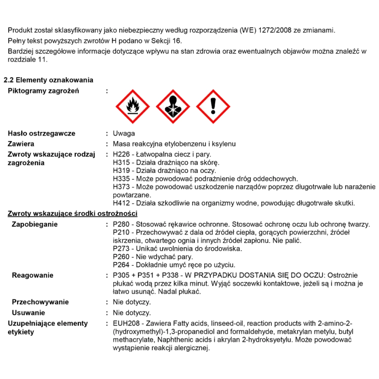 Duxone dodatek do bezbarwnego Red 0,1L