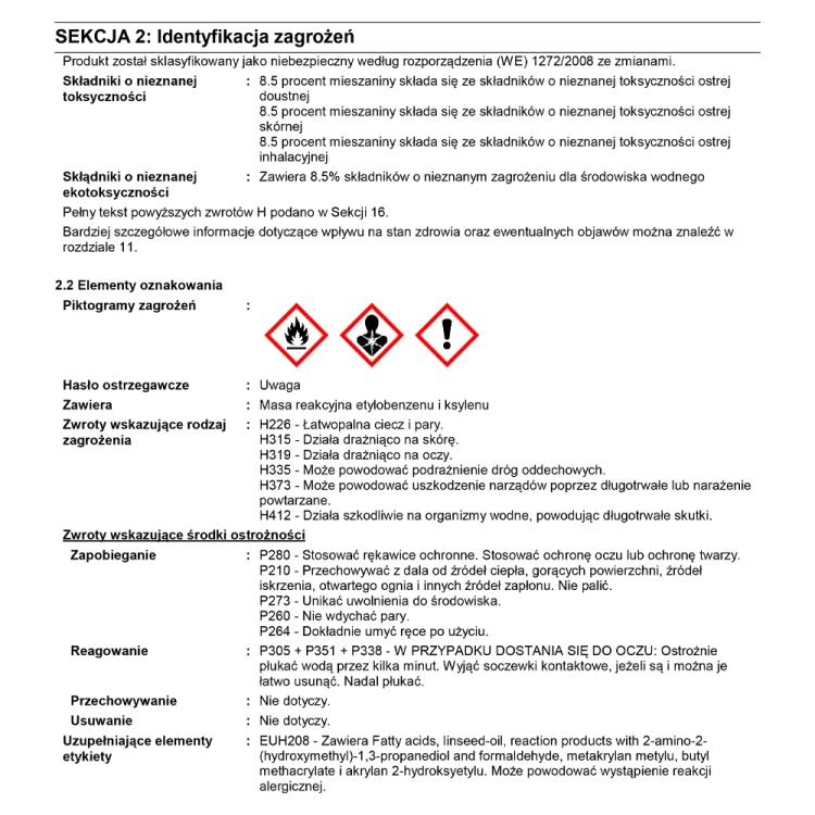 Duxone dodatek do bezbarwnego Red 0,1L