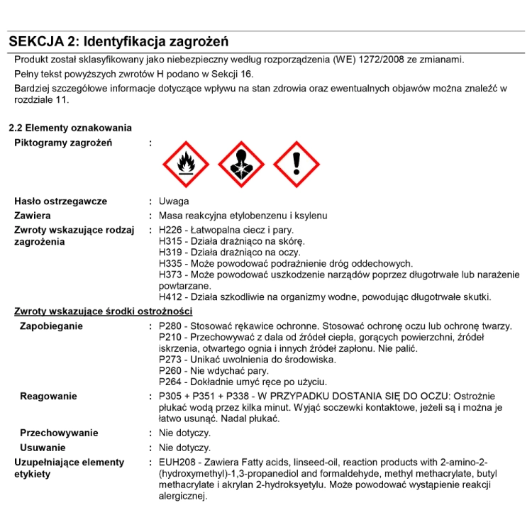 Duxone dodatek do bezbarwnego Red 0,1L