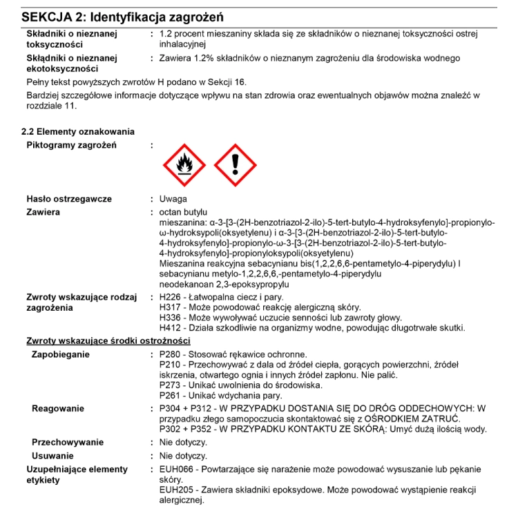Duxone dodatek matujący 1L