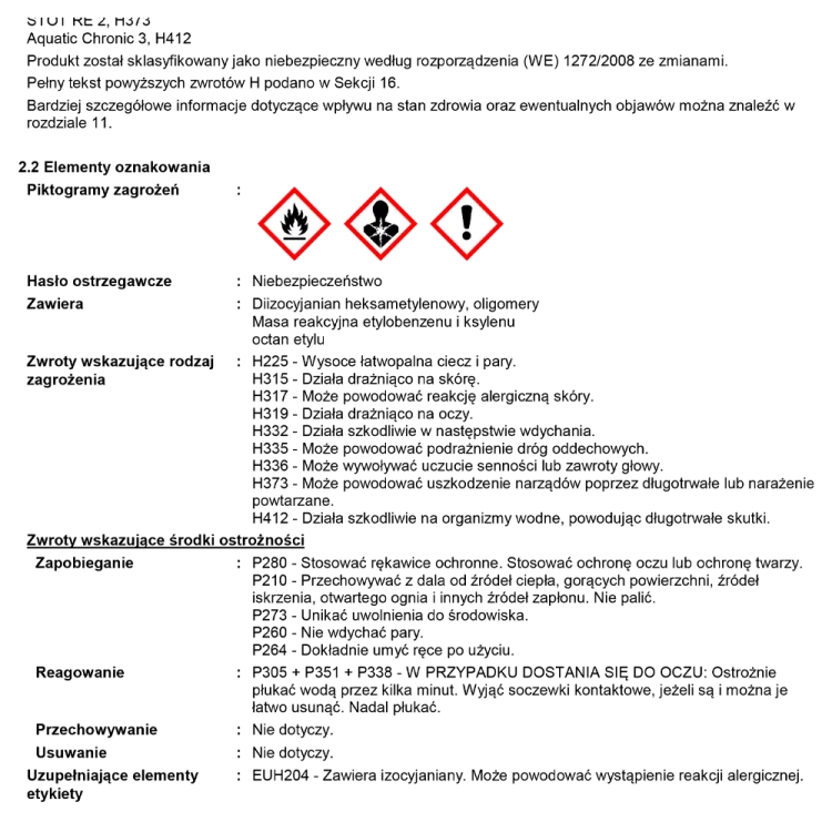 Lakier Bezbarwny 2K MS/HS 1L DX46+ utwardzacz DX 20 Duxone