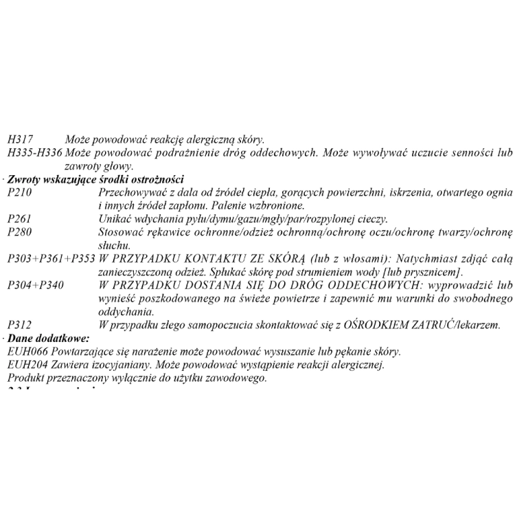 Utwardzacz 2,5L do LOW VOC HS 2,5L 226