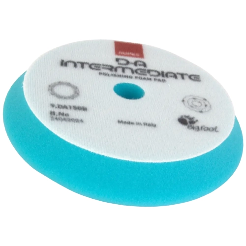 Gąbka polerska 9.DA150B na rzep INTERMEDIATE - turkus 150 mm RUPES