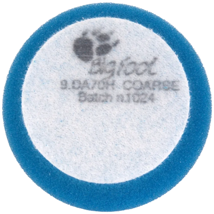 Gąbka polerska na rzep 9.DA50/70H COARSE - niebieska 50/70mm