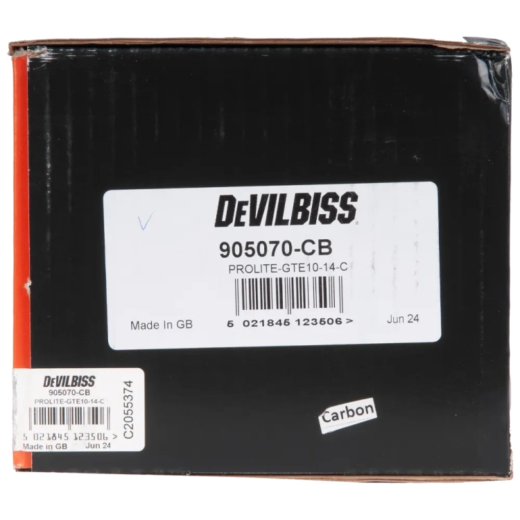Pistolet Lakierniczy DeVilbiss GTI PROLITE dysza 1,4 TE10 Carbon