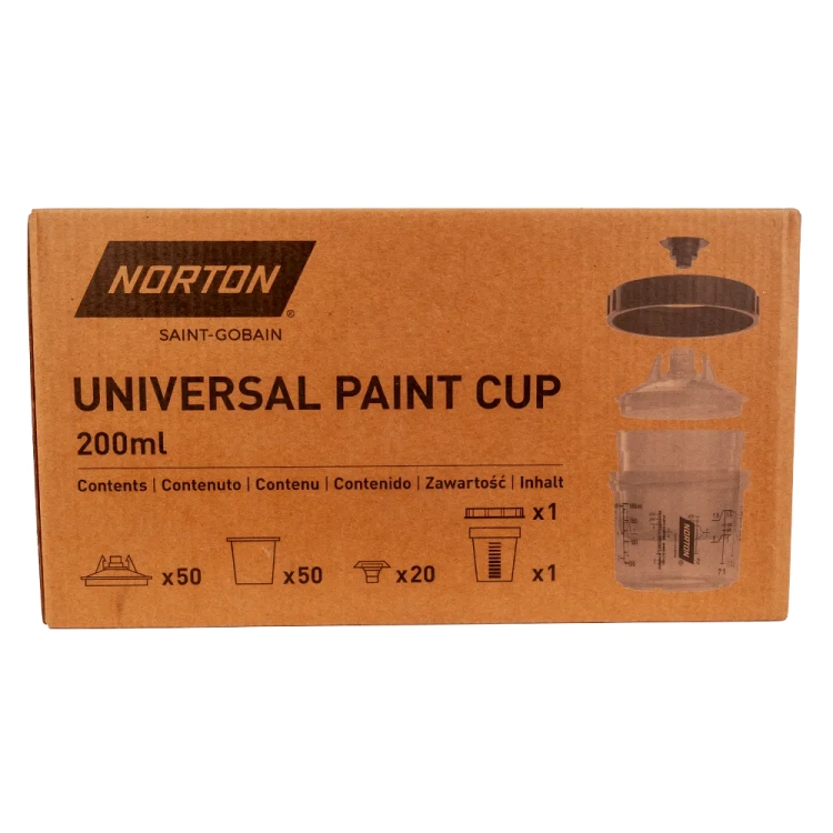 Zestaw kubków uniwersalnych 200ml-125µm-50 szt