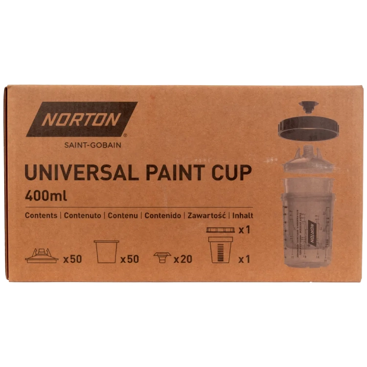 Zestaw kubków uniwersalnych 400ml-190µm-50 szt