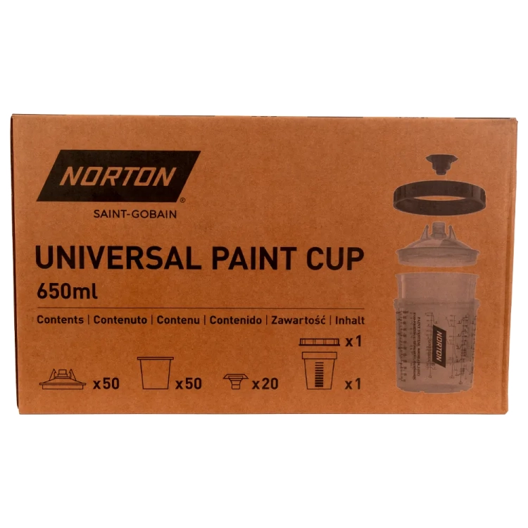 Zestaw kubków uniwersalnych 650ml-190µm-50 szt.