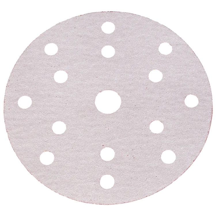 Krążki na rzep HT CERAMIC o średnicy 150mm 15H otworów o granulacji P320 - w opakowaniu 50 szt.