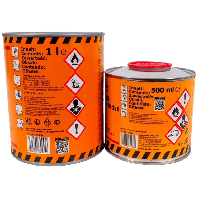 Podkład epoksydowy 1L Chamaleon 455 z Utwardzaczem Chamaleon 255