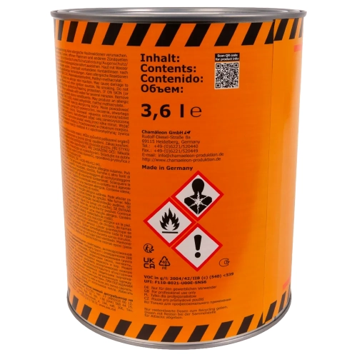 Podkład akrylowy wypełniający 4:1 czarny 3,6L Chamaleon 444