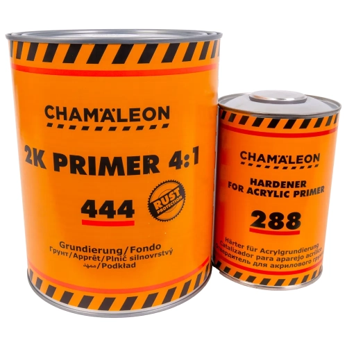 Podkład akrylowy wypełniający 4:1 biały 3,6L Chamaleon 444 z Utwardzaczem Chamaleon 288 0,9L