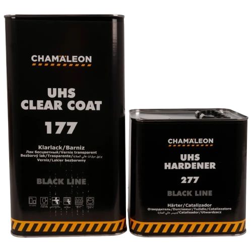 Lakier bezbarwny 5L UHS Chamaleon 177 z Utwardzaczem UHS Standard 277 Chamaleon 2.5L