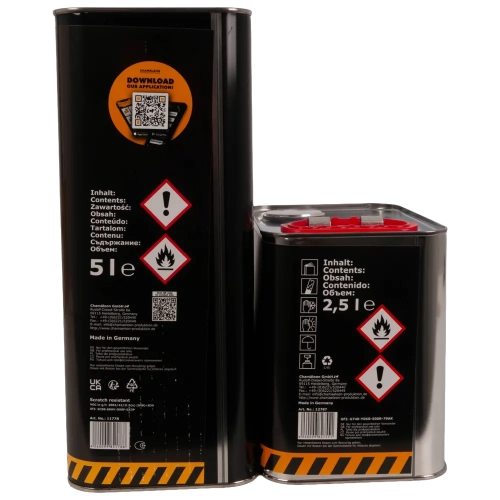 Lakier bezbarwny 5L UHS Chamaleon 177 z Utwardzaczem UHS Szybki 278 Chamaleon 2.5L
