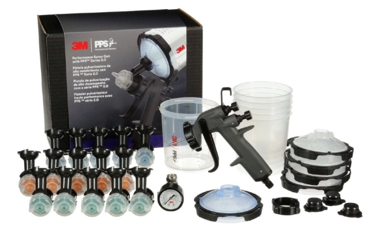 3M 26778 Performance Pistolet Natryskowy - Zestaw startowy, dysze, kubki