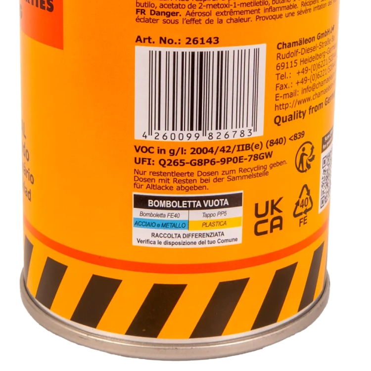 Podkład PRO spray czarny Chamaleon 26143