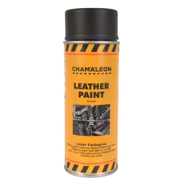 Farba do skór czarna spray 400ml 680