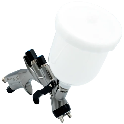 Pistolet lakierniczy Meiji Finer Core Dysza 1,5 ze zbiornikiem