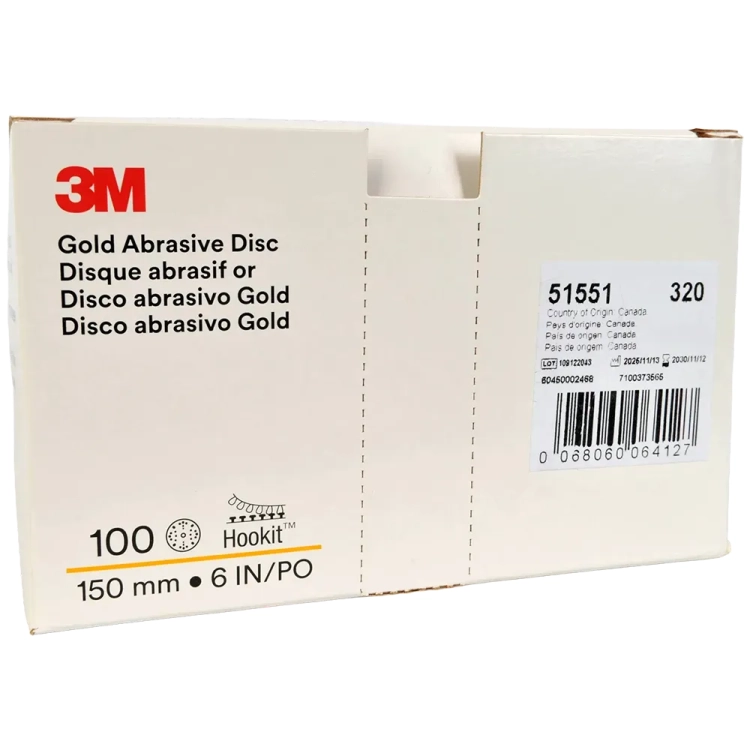 Krążek ścierny 3M Hookit Gold 288U 150mm 15 otworów P320