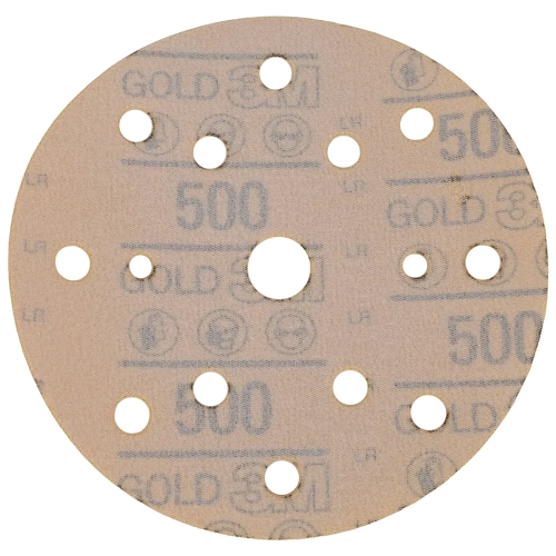 Krążek ścierny 3M Hookit Gold 288U 150mm 15 otworów P500 3M 51554