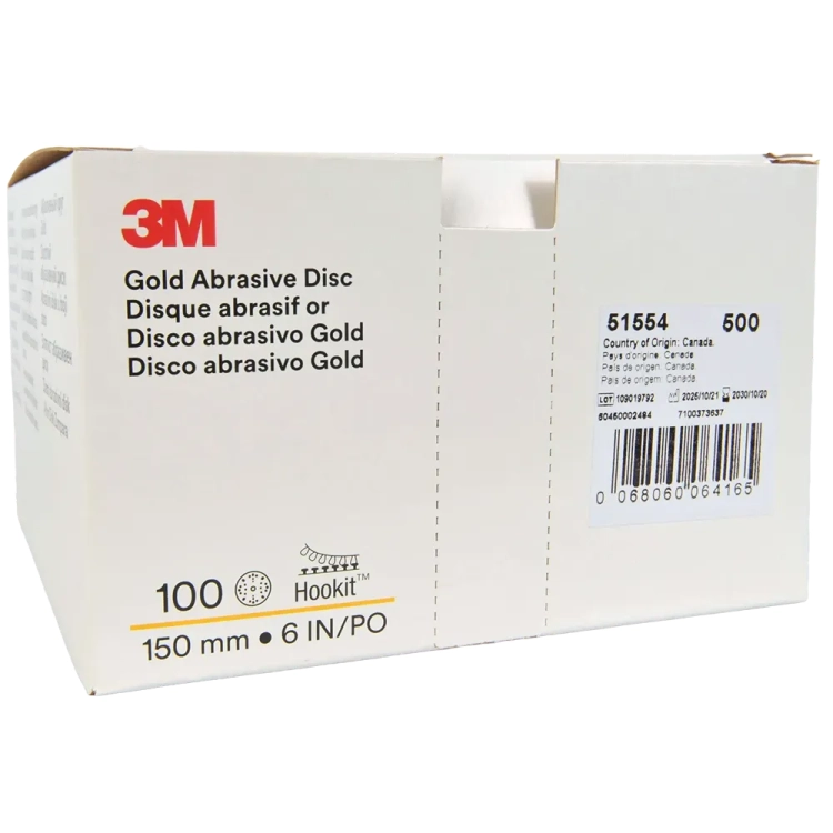 Krążek ścierny 3M Hookit Gold 288U 150mm 15 otworów P500
