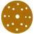 Krążek ścierny 3M Hookit Gold 288U 150 mm 15 otworów P600