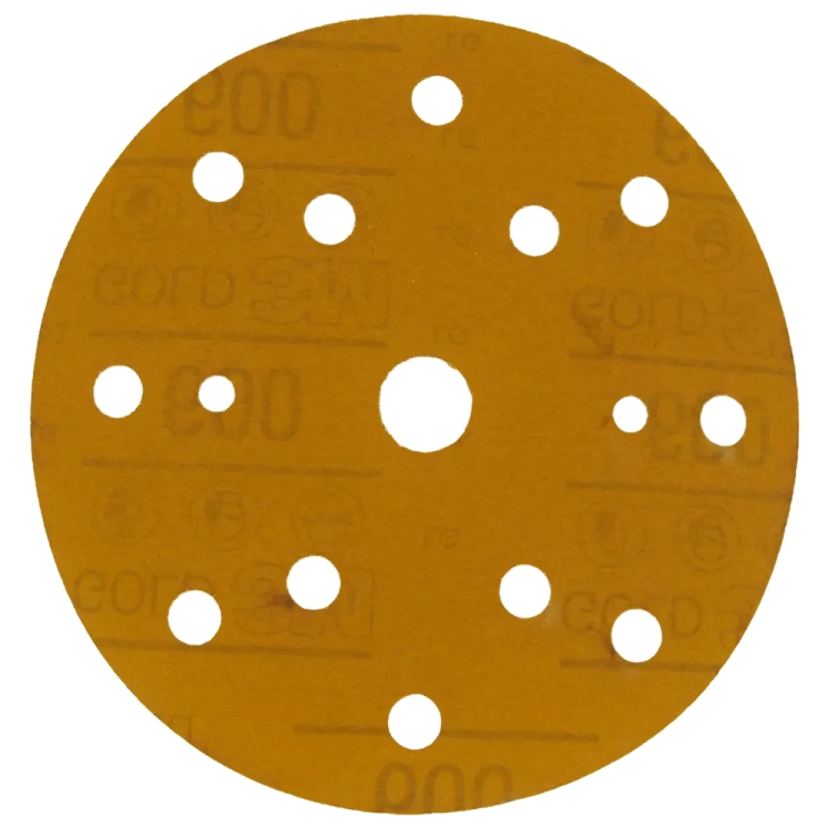 Krążek ścierny 3M Hookit Gold 288U 150 mm 15 otworów P600