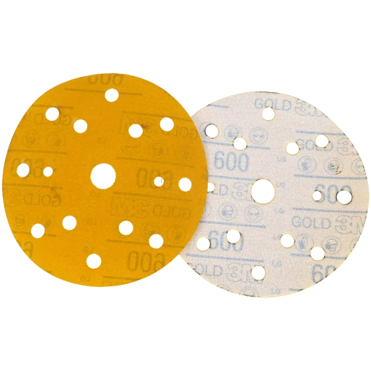 Krążek ścierny 3M Hookit Gold 288U 150 mm 15 otworów P600