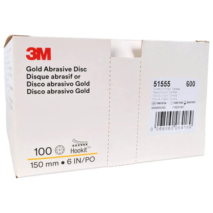 Krążek ścierny 3M Hookit Gold 288U 150mm/15H P600