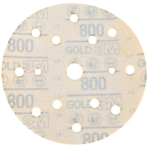 Krążek ścierny 3M Hookit Gold 288U 150 mm 15 otworów P800 3M 51556