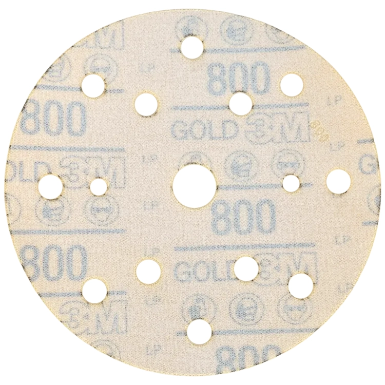 Krążek ścierny 3M Hookit Gold 288U 150 mm 15 otwrów P800