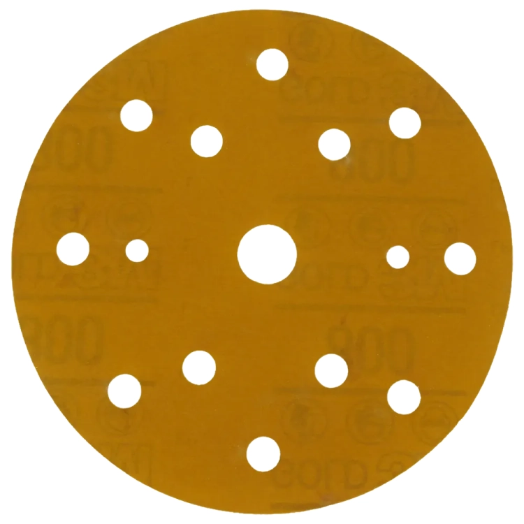 Krążek ścierny 3M Hookit Gold 288U 150 mm 15 otwrów P800