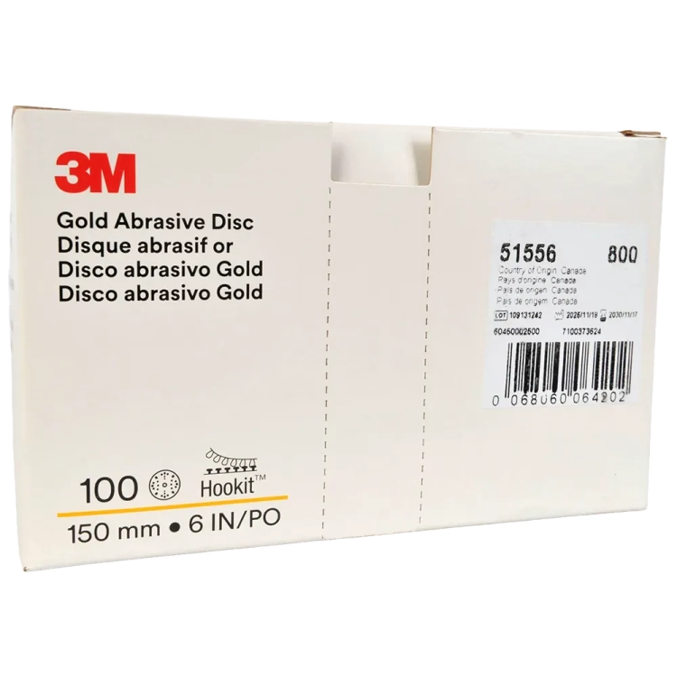 Krążek ścierny 3M Hookit Gold 288U 150mm/15H P800